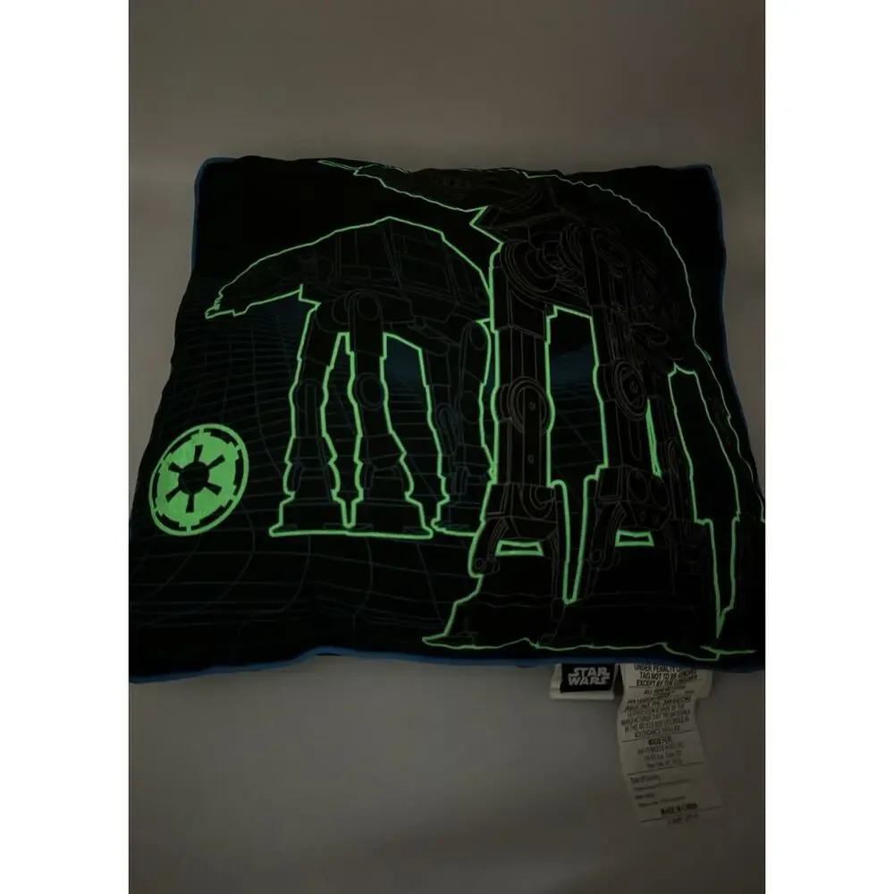 Star Wars Glow In The Dark ~ 14” X 14” Throw Pillow